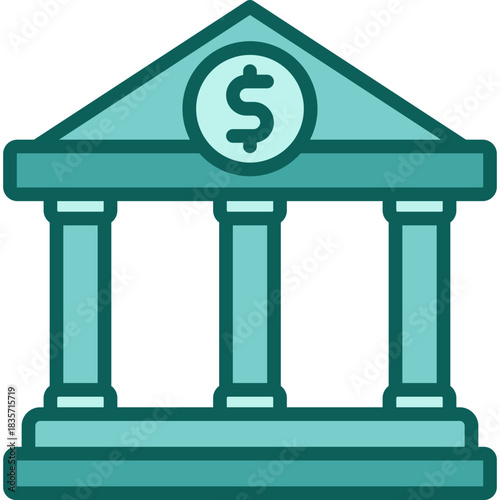 Banking Institution solid icon