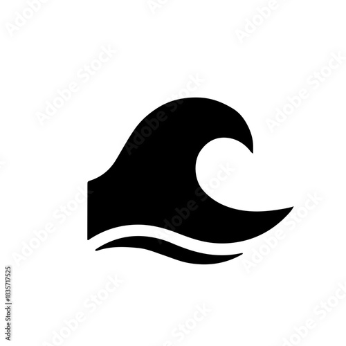 Holiday  Vacation, Travel, Beach,  icon black and white vector design