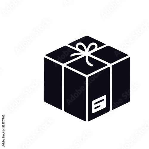 Mailing icon black and white vector design 