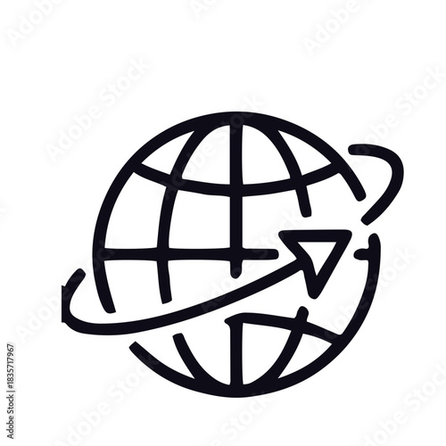 map icon black and white vector design 