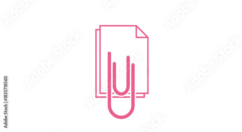 Paperclip holding two sheets