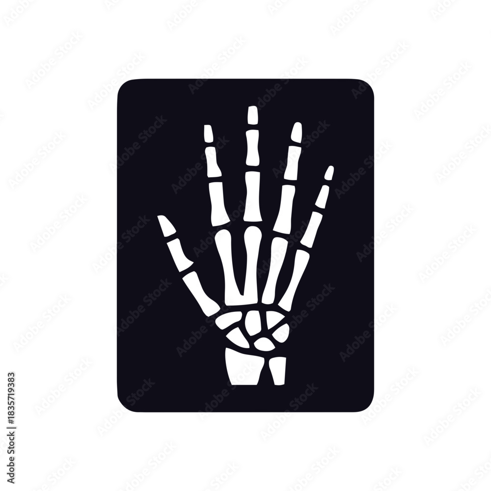 Fototapeta premium medical icon black and white vector design 