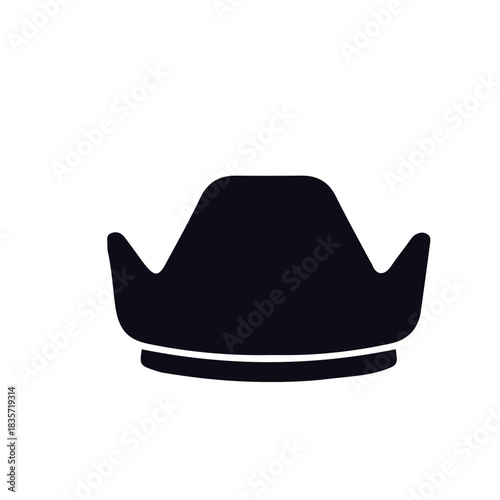 camera icon, photo camera black and white vector design 