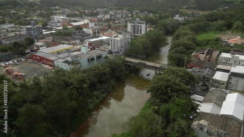 aerial view of the city