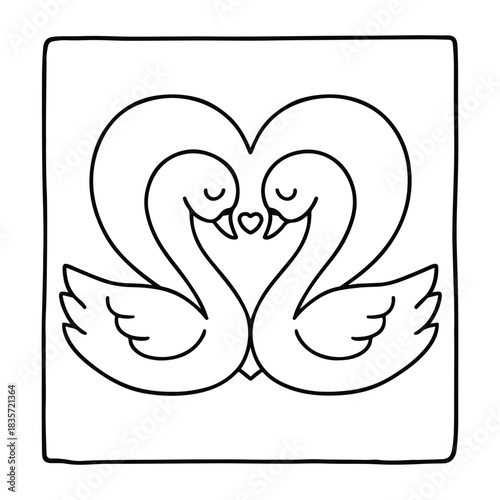 Bold and Easy Valentine's Day Coloring Page for Kids and Adults, Cozy Love Coloring Page, Cute and Cozy, Bold and Easy, Fun Romantic, Hygge-Inspired Designs, Valentine's Day, Self-love, Victor art.