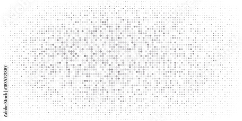 Black halftone pattern on white background. Linear halftone background. Vector illustration isolated on white background. vector