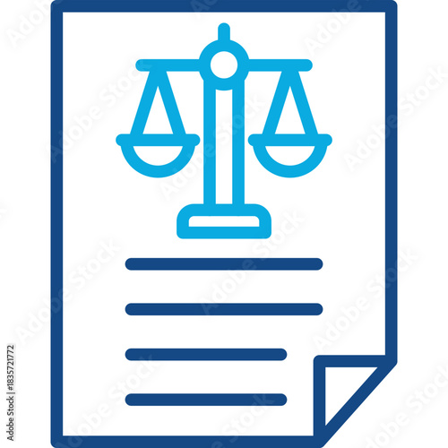 Legal Balance line color icon