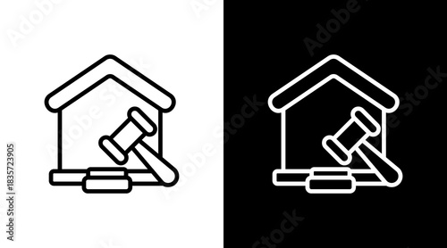 Litigation With Icon Set Design