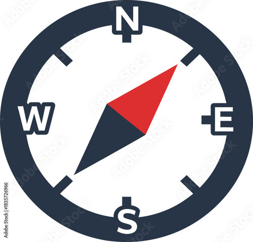 compass sign with compass