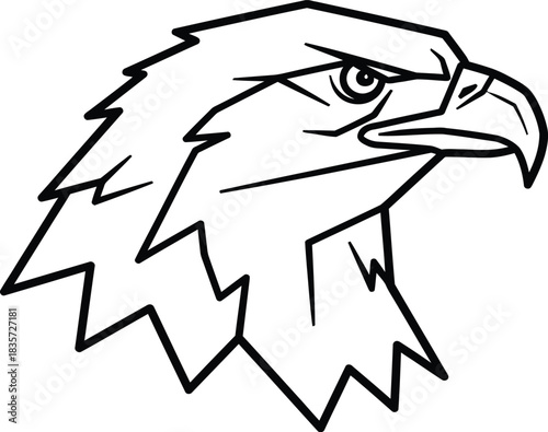 eagle head vector