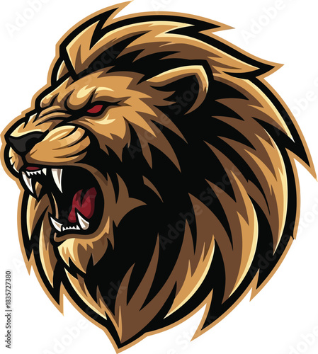 lion head vector