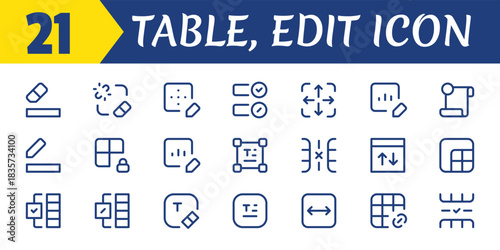 table edit interface icons.eps