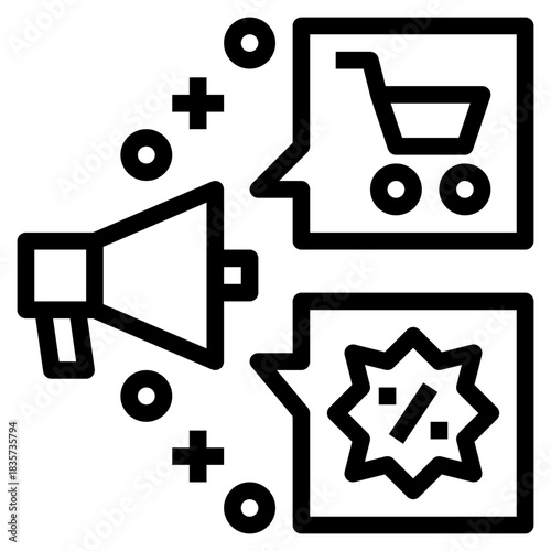 Sales Marketing Promo Icon