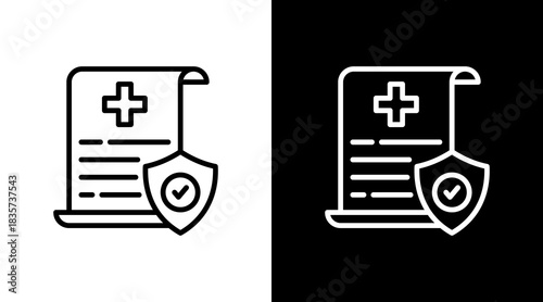 Contract With Icon Set Design