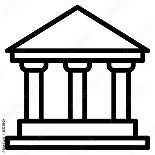 Classical Building Icon