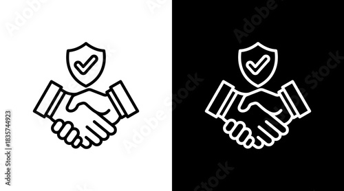 Trust With Icon Set Design
