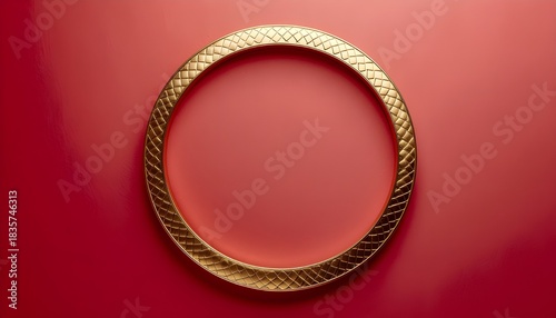 Gold Round Lunar Frame