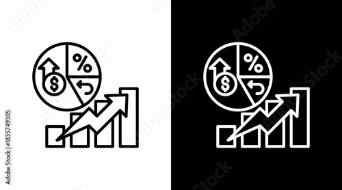 Profitability Ratios With Icon Set Design