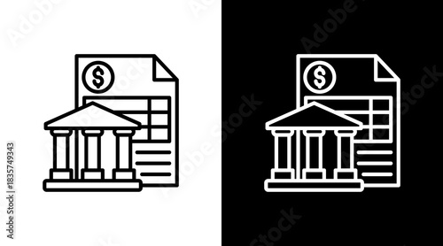 Service Statement With Icon Set Design