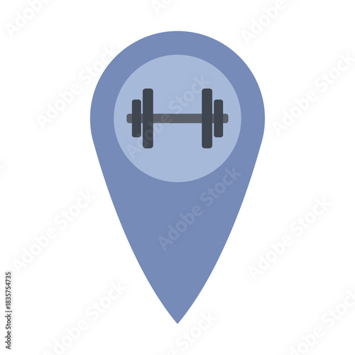 Gym pin map