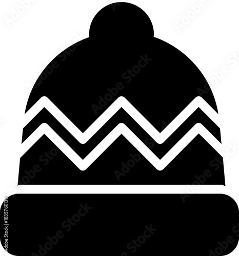 Winter Beanie Hat Icon