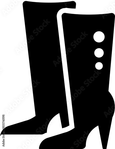 Fashionable Boots Icon
