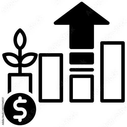 Investment Growth mixed icon