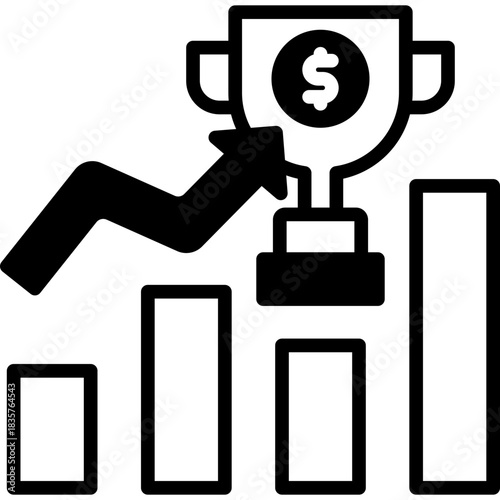 Financial Success mixed icon