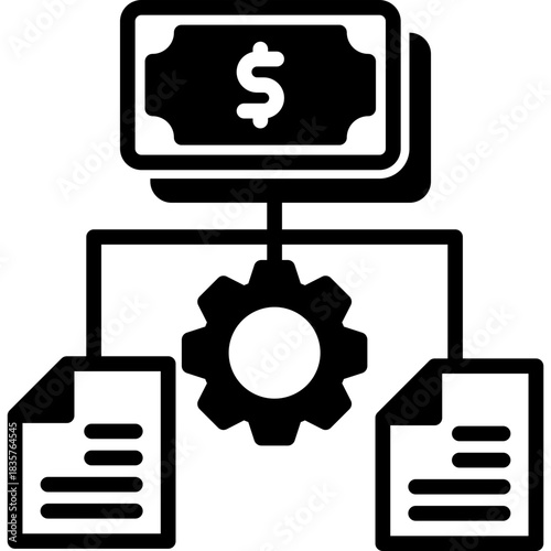 Financial Hierarchy mixed icon
