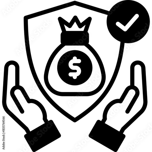 Financial Security mixed icon