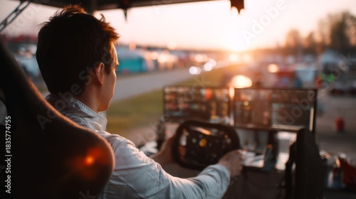 Innovations in Automotive Software Development: Testing Autonomous Driving Algorithms at Sunrise with Tilt-Shift Effect and Depth Composition