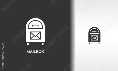 Mailbox Vector, Icon Or Logo Sign Isolated Symbol Illustration