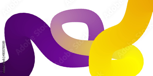 Abstract gradient flowing shape background design for modern presentations