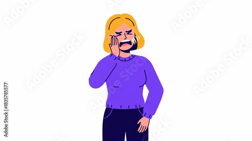 Animated Sequence: Reflecting Emotions Through Simple Illustration and Clear Expressions