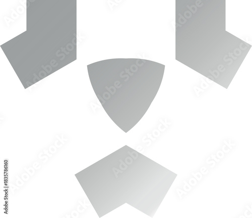 Abstract Gradient Shapes Vector Set for Modern Design Projects Fluid Gradient Abstract Forms Versatile Vector Elements Pack