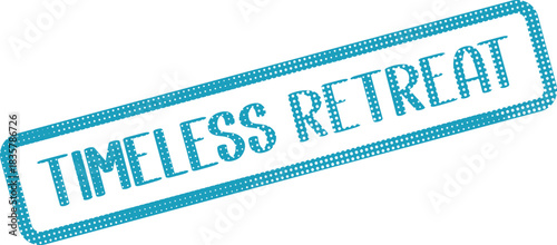 Timeless Retreat Dotted Stamp Ideal for Evergreen Wellness Programs and Enduring Escapes