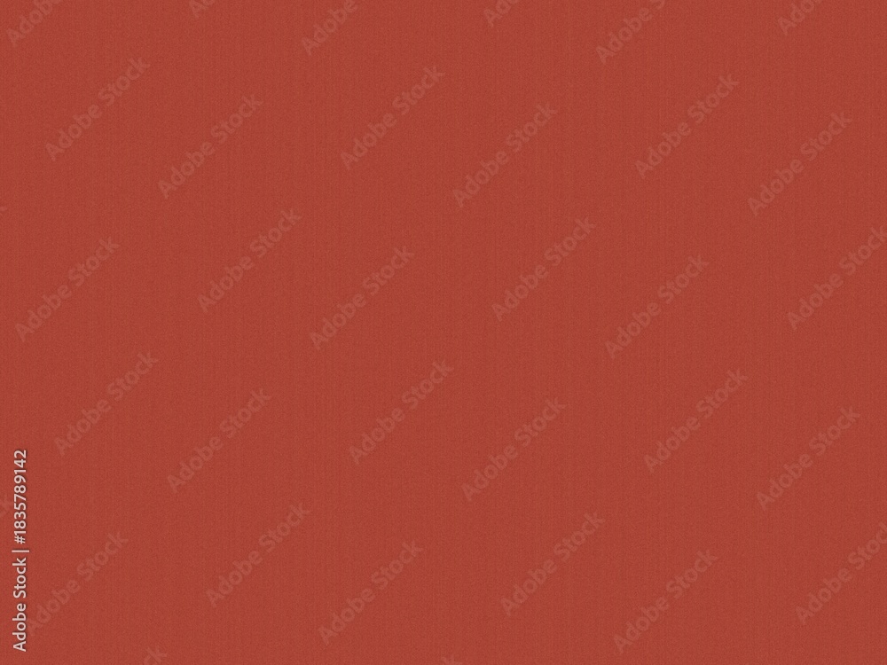 Fototapeta premium Solid terracotta background with a subtle canvas texture.