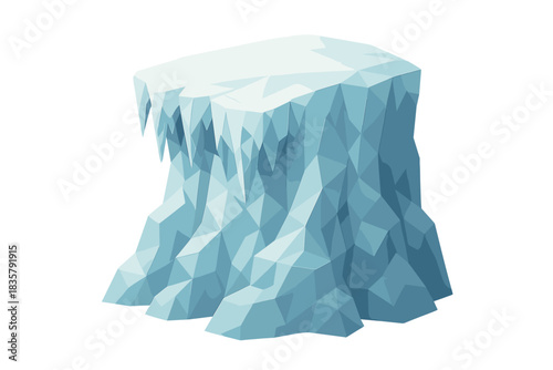 Ice formation with icicles