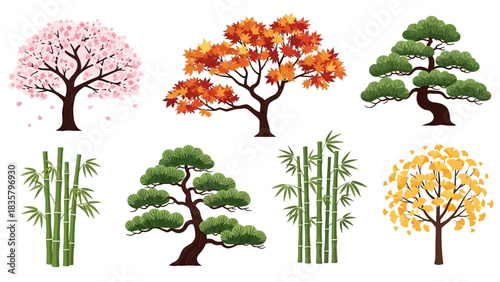 Celebrate nature with these stunning seasonal tree designs, perfect for adding an artistic touch to your projects and bringing the beauty of the outdoors in