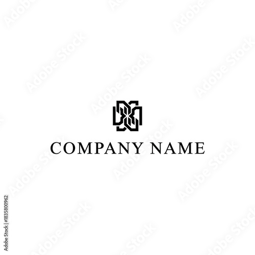 Elegant Monogram Logo Design with Intertwined Letters for Company Branding.