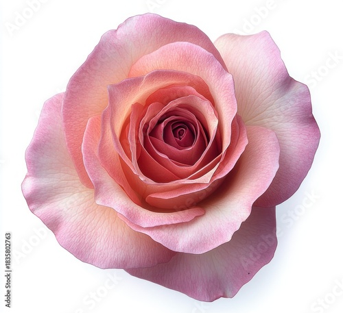close-up of a delicate pink rose blooming with soft petals and intricate textures radiating natural beauty and elegance