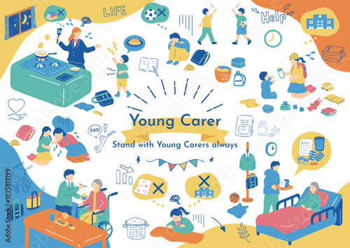 家族を支えるヤングケアラー