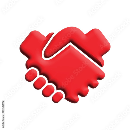 Handshake icon design template