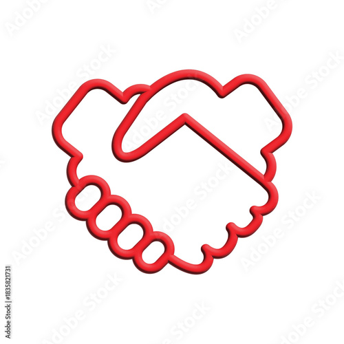 Handshake icon design template