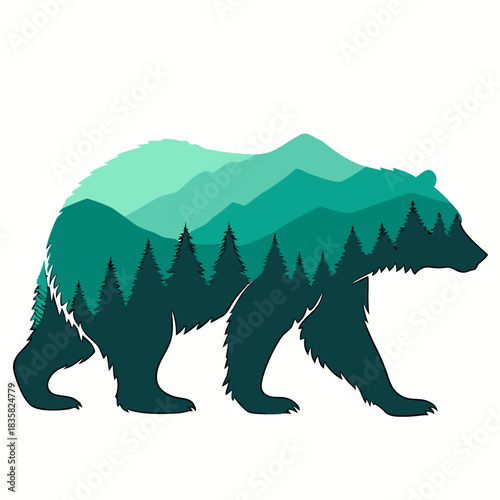 bears in the forest