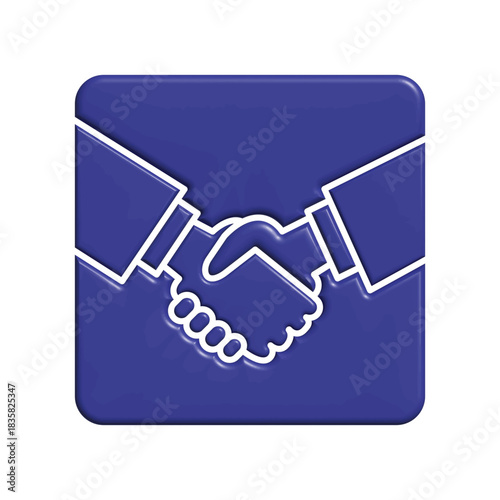 Handshake icon design template