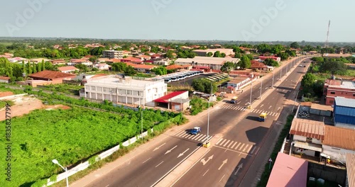 Daylight Serenity – Smooth Drone Flight Over African Streets
