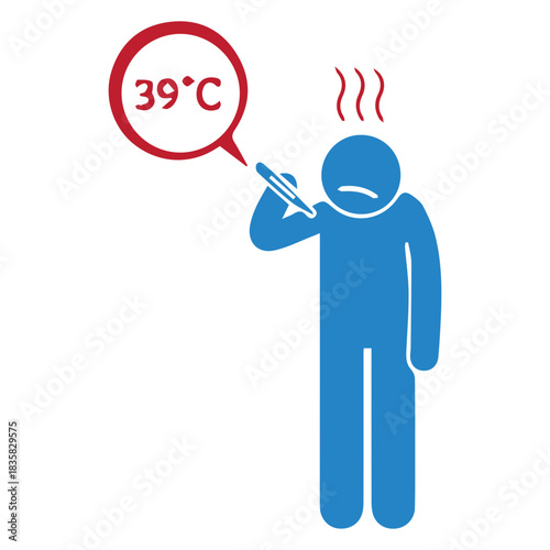 Feverish Person Icon