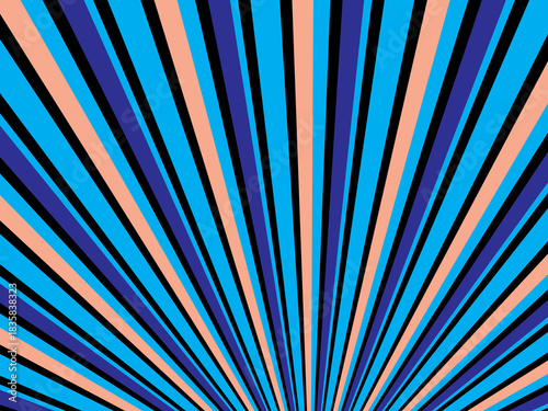 Swirling radial retro background. Vector illustration for swirl design. Spinning spiral vortex. Helical rotating beam. Unifying the psychedelic measurable line. Delightful sunshine.