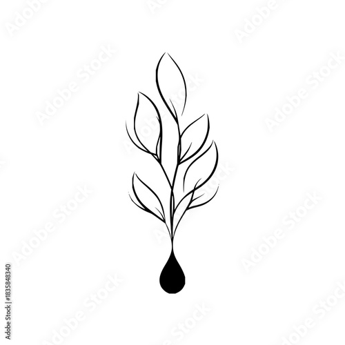 Discover the serene beauty of minimalist nature art a simple yet captivating design to brighten your day